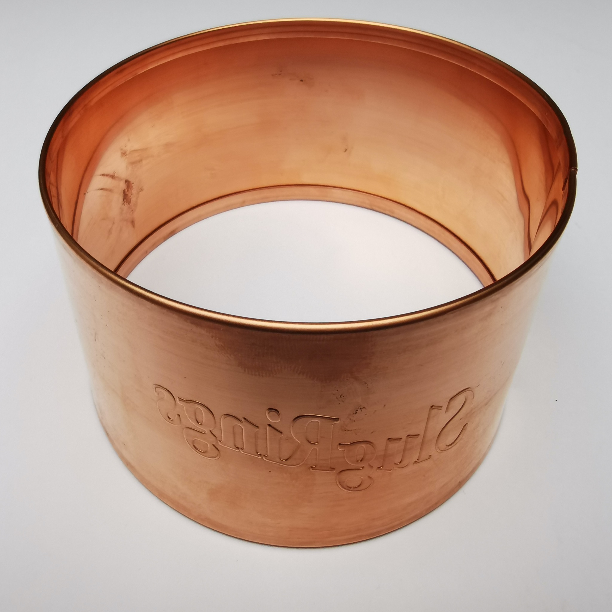 6 large Slug Rings 17cm/7